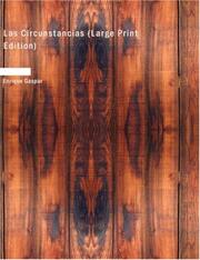 Cover of: Las Circunstancias (Large Print Edition) by Enrique Gaspar
