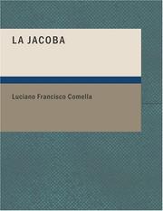 Cover of: La Jacoba (Large Print Edition): comedia en cuatro actos
