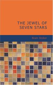 Cover of: The Jewel of Seven Stars by Bram Stoker