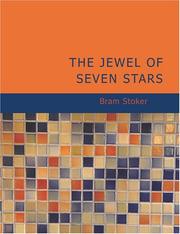 Cover of: The Jewel of Seven Stars (Large Print Edition) by Bram Stoker