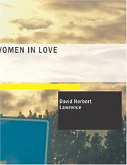 Cover of: Women in Love (Large Print Edition) by David Herbert Lawrence
