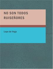 Cover of: No Son Todos Ruiseñores (Large Print Edition)