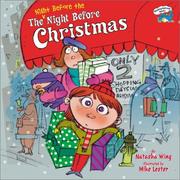 Cover of: The night before the night before Christmas by Natasha Wing
