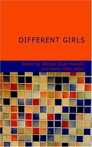 Cover of: Different Girls | William Dean Howells