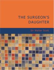 Cover of: The Surgeon's Daughter (Large Print Edition) by Sir Walter Scott