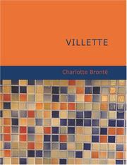 Cover of: Villette (Large Print Edition) by Charlotte Brontë