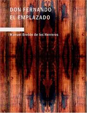 Cover of: Don Fernando el Emplazado (Large Print Edition): Drama Histórico en Cinco Actos