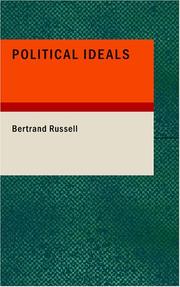 Cover of: Political Ideals by Bertrand Russell