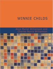Cover of: Winnie Childs (Large Print Edition) | Alice Muriel Williamson