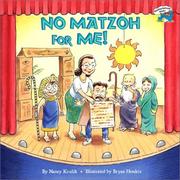 No Matzoh for Me! by Nancy E. Krulik