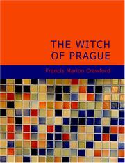 Cover of: The Witch of Prague (Large Print Edition) by Francis Marion Crawford, Francis Marion Crawford