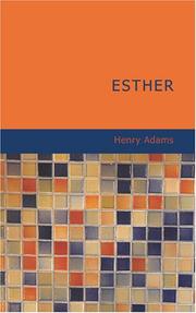 Cover of: Esther by Henry Adams, Henry Adams