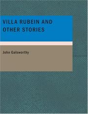 Cover of: Villa Rubein and Other Stories (Large Print Edition) by John Galsworthy, John Galsworthy