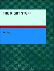 Cover of: The Right Stuff (Large Print Edition) by Ian Hay