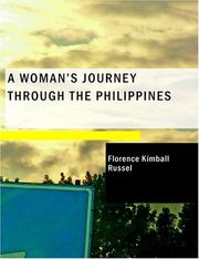 Cover of: A Woman's Journey through the Philippines (Large Print Edition) by Florence Kimball Russel, Florence Kimball Russel