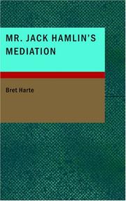Mr. Jack Hamlin's mediation by Bret Harte