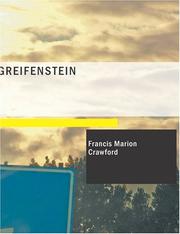 Cover of: Greifenstein (Large Print Edition) by Francis Marion Crawford