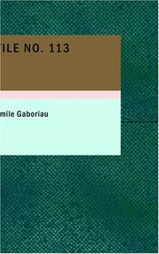 Cover of: File No. 113 | mile Gaboriau