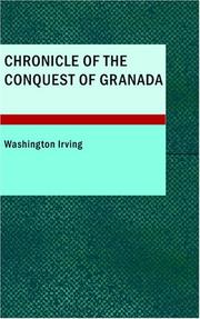 Cover of: Chronicle of the Conquest of Granada by Washington Irving, Washington Irving