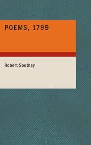 Cover of: Poems- 1799 by Robert Southey