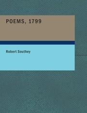 Cover of: Poems- 1799 (Large Print Edition) by Robert Southey