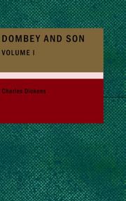 Cover of: Dombey and Son- Volume 1 by Charles Dickens, Charles Dickens