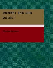 Cover of: Dombey and Son- Volume 1 (Large Print Edition) by Charles Dickens, Nancy Holder