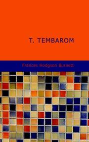 Cover of: T. Tembarom by Frances Hodgson Burnett