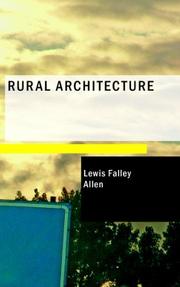 Rural Architecture by Lewis F. Allen