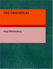 Cover of: The Photoplay (Large Print Edition) by Hugo Münsterberg