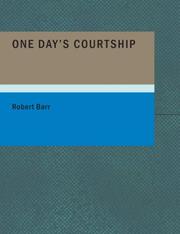 Cover of: One Day's Courtship (Large Print Edition) by Robert Barr