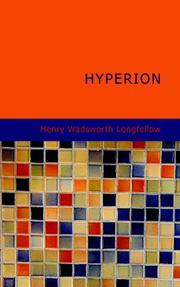 Cover of: Hyperion by Henry Wadsworth Longfellow