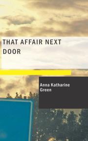 Cover of: That Affair Next Door by Anna Katharine Green