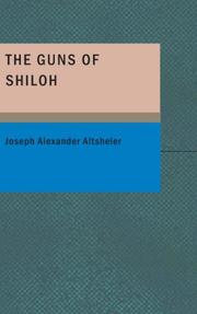 Cover of: The Guns of Shiloh by Joseph A. Altsheler