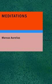 Cover of: Meditations by Marcus Aurelius