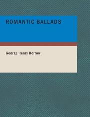 Cover of: Romantic Ballads (Large Print Edition) by George Henry Borrow