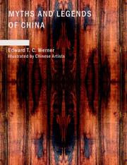 Cover of: Myths and Legends of China (Large Print Edition)