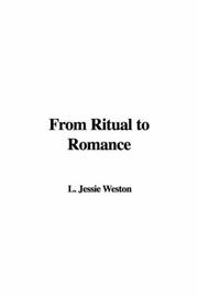 Cover of: From Ritual to Romance by Jessie L. Weston, Jessie L. Weston