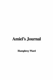 Cover of: Amiel's Journal