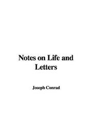Cover of: Notes on Life and Letters by Joseph Conrad