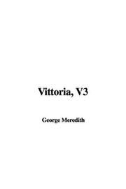 Cover of: Vittoria, V3