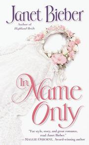 Cover of: In name only by Janet Bieber