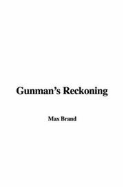 Cover of: Gunman's Reckoning by Frederick Faust