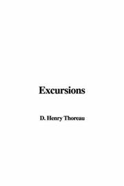 Cover of: Excursions by Henry David Thoreau