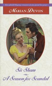 Cover of: Sir Sham / A Season for Scandal by Marian Devon