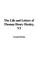 Cover of: The Life and Letters of Thomas Henry Huxley, V3