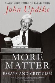 Cover of: More Matter by John Updike