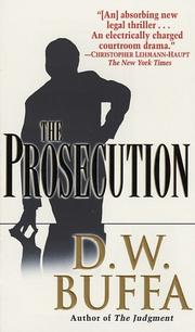 Cover of: The Prosecution by D.W. Buffa