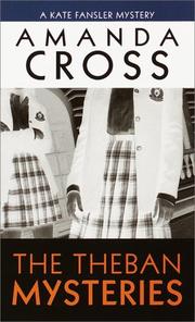 Cover of: The Theban mysteries by Amanda Cross