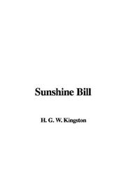 Cover of: Sunshine Bill by William Henry Giles Kingston